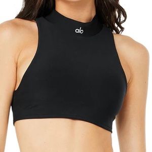 Alo Airlift Fuse Bra Tank Black Size Small